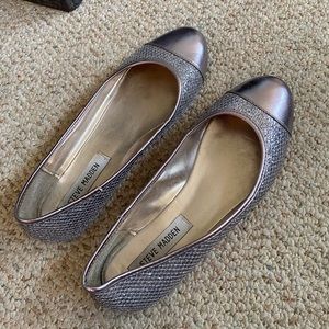 Shiny light purple Steve Madden flats